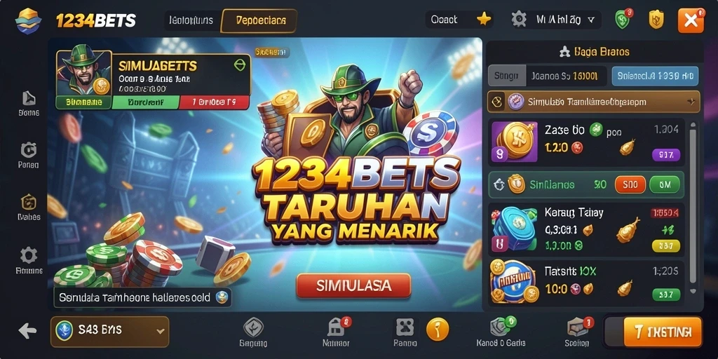 Gameplay menarik dari 1234BETS yang mencerminkan pengalaman taruhan.