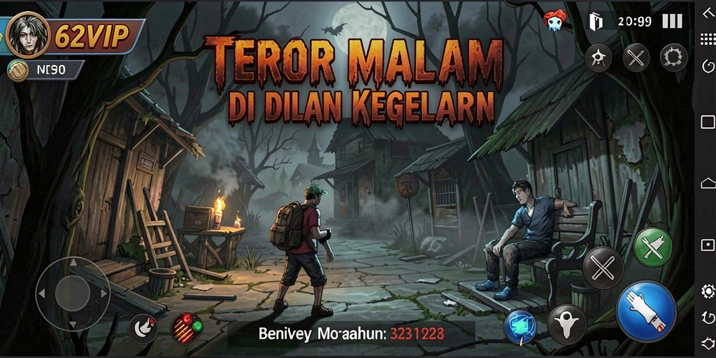 Gameplay menegangkan di dunia Horror yang misterius.
