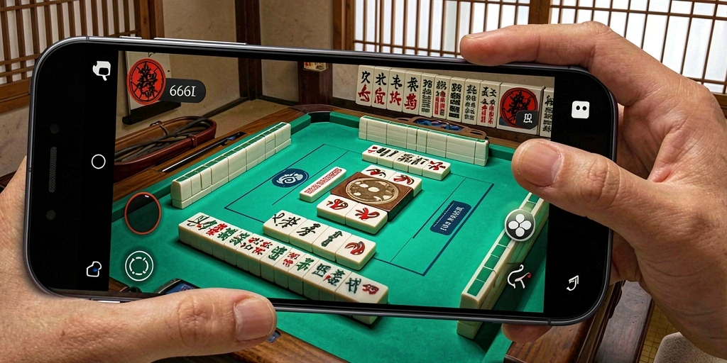 Screenshot utama 666I menampilkan gameplay Mahjong yang seru dan interaktif.