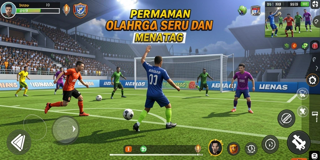 Tampilan gameplay olahraga yang mendebarkan di 9939.