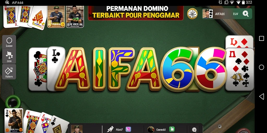 Tampilan menarik saat bermain Domino di AIFA66 dengan pemain lain.
