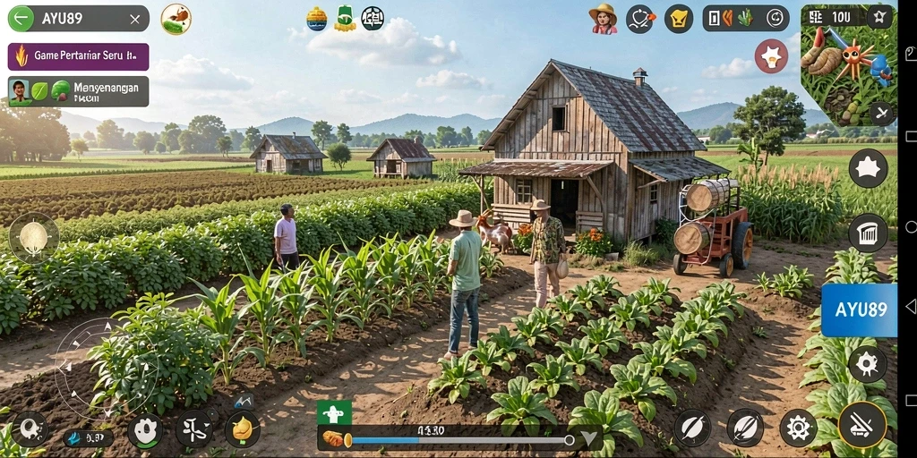 Tampilan menarik dari gameplay AYU89 yang mengasyikkan.