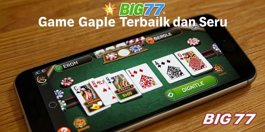 Screenshot gameplay Gaple yang menampilkan keseruan bermain.