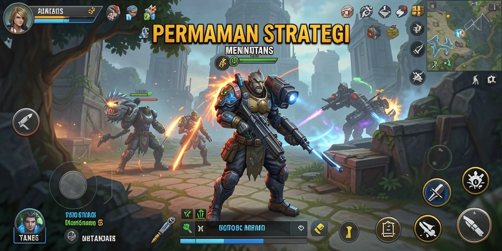 Tangkapan layar D73 menampilkan aksi strategi yang mendebarkan.