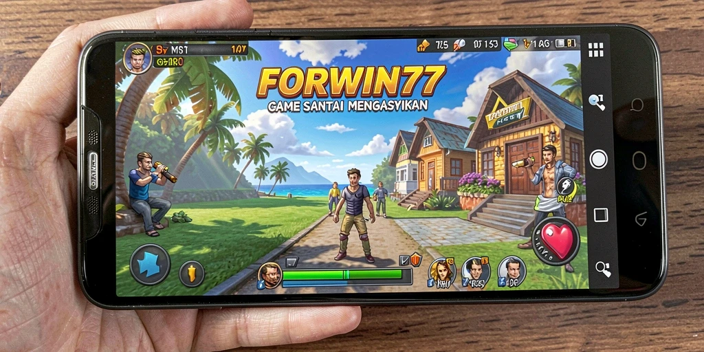 Screenshot gameplay FORWIN77 yang menunjukkan keseruan permainan santai.