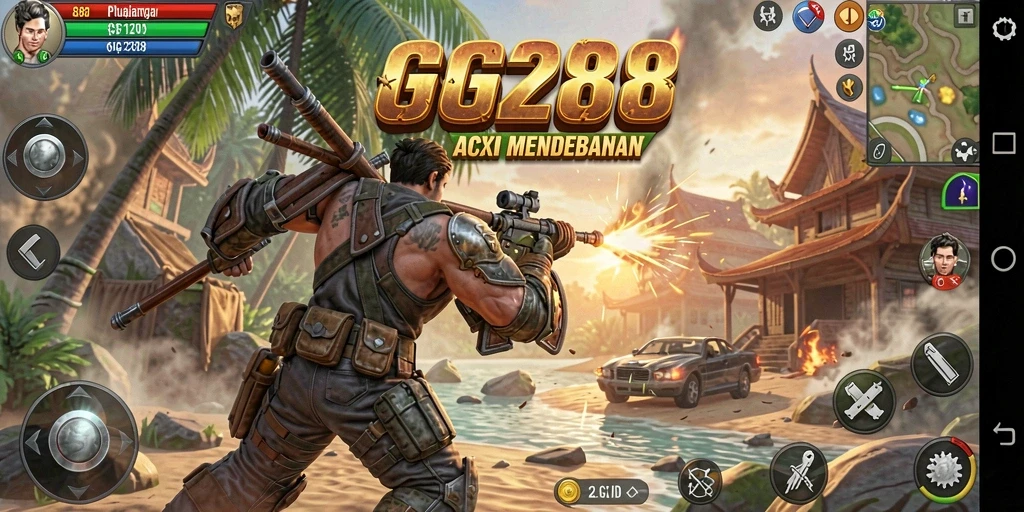 Screenshot menampilkan pertarungan seru dalam GG288 dengan aksi mendebarkan.