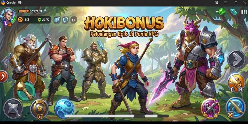 Tampilan menarik dari gameplay HOKIBONUS yang seru.