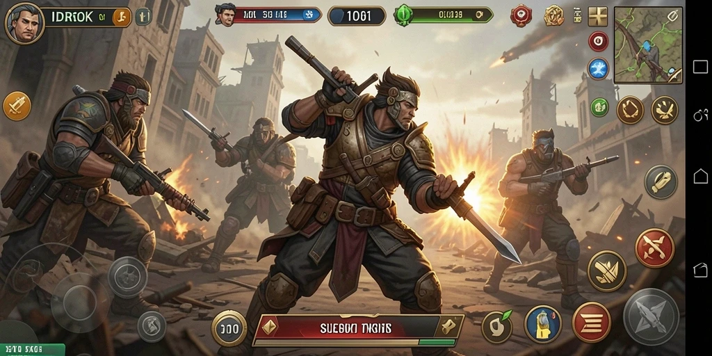 Tampilan gameplay <strong>IDROK</strong> yang strategis dan mendebarkan.