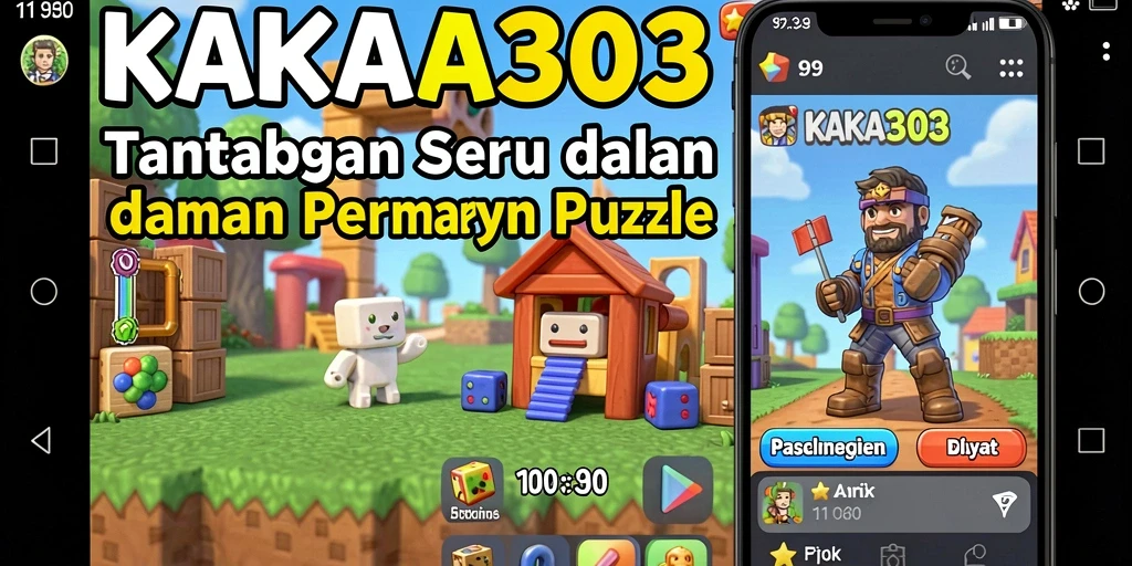Tampilan gameplay KAKA303 dengan teka-teki menarik yang menantang.