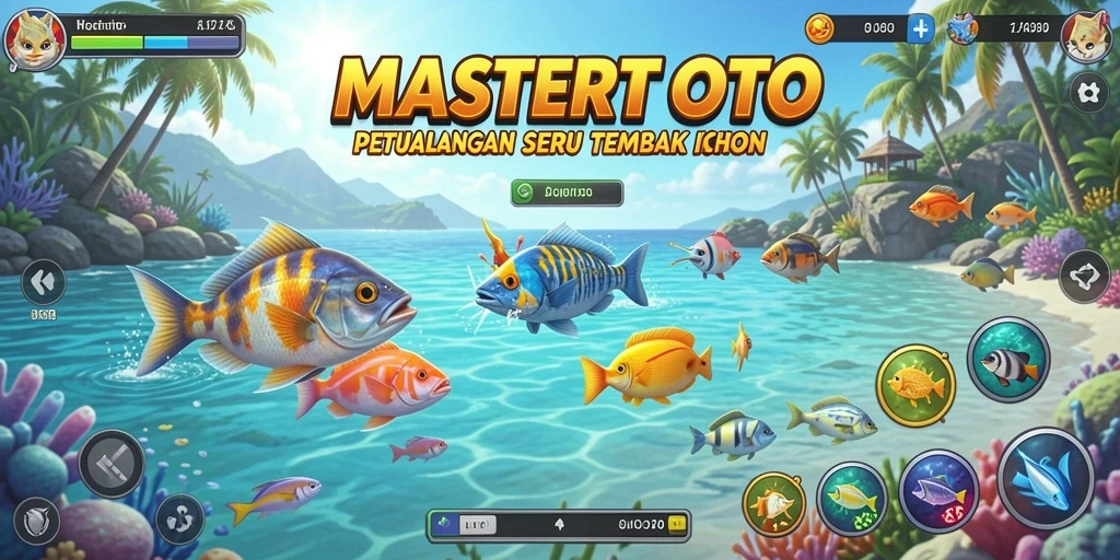 Tangkapan layar MASTERTOTO menampilkan aksi seru di dunia bawah laut.