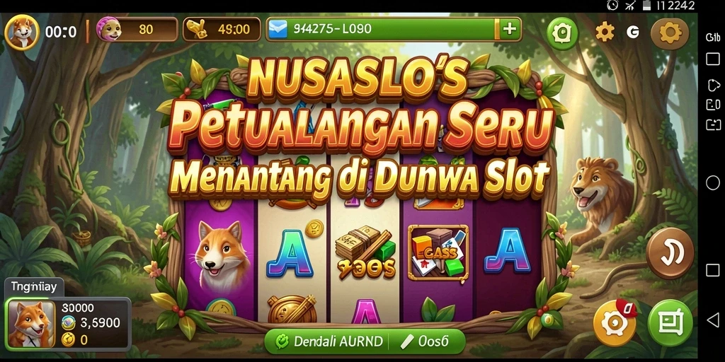 Menampilkan gameplay NUSASLOTS yang seru dan mengasyikkan dalam petualangan-slot.