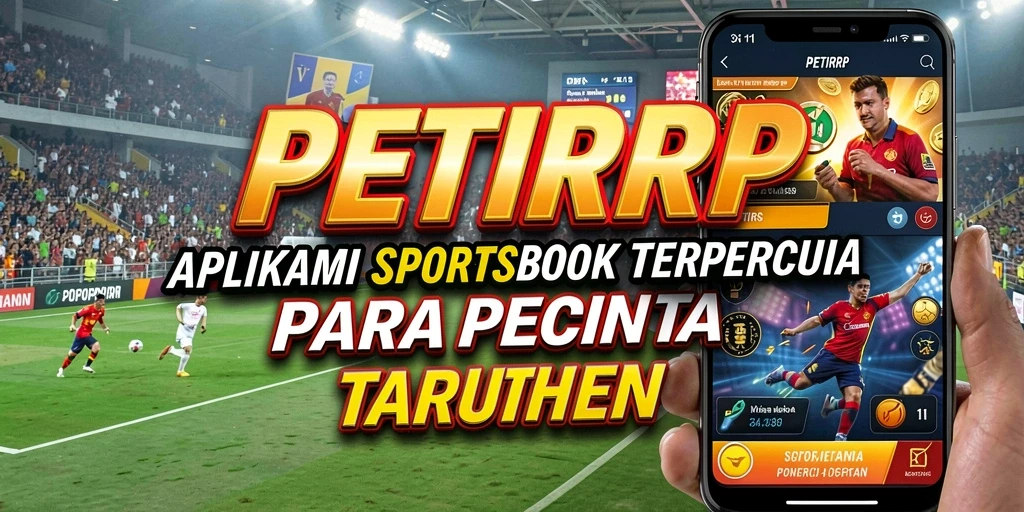 Tampilan utama <strong>PETIRRP</strong> yang menunjukkan berbagai pilihan taruhan olahraga.