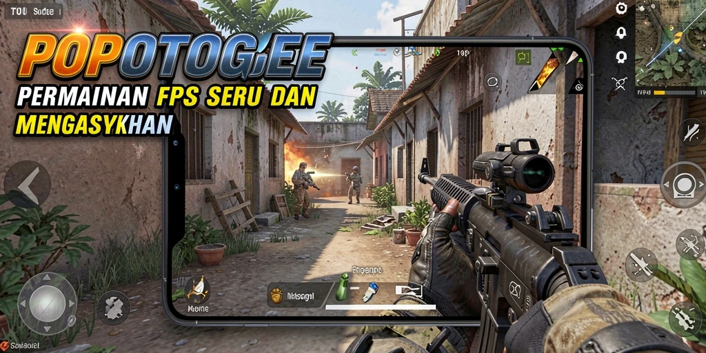 Tampilan epic gameplay <strong>POPOTOGEL</strong> saat pertempuran intens.