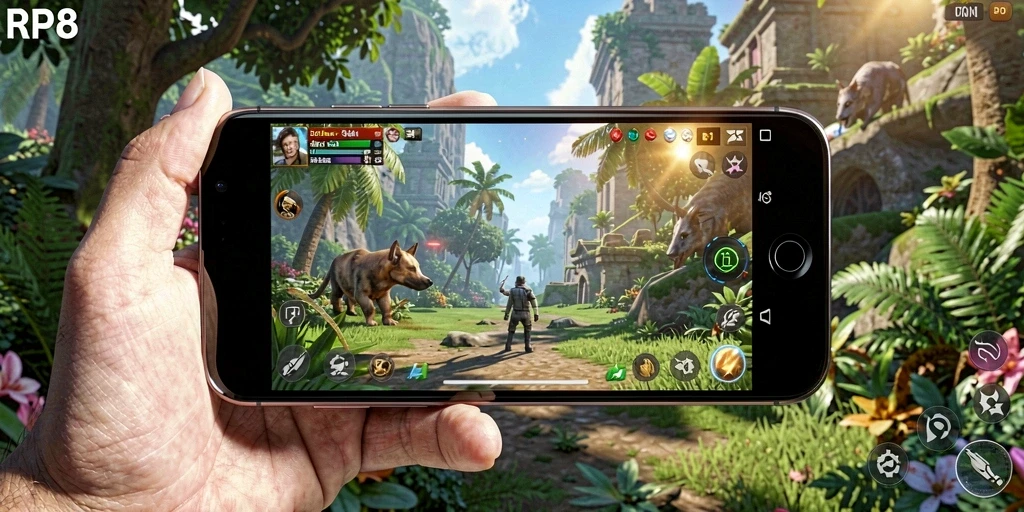 Tampilan gameplay <strong>RP8</strong> yang menawan dan realistis.