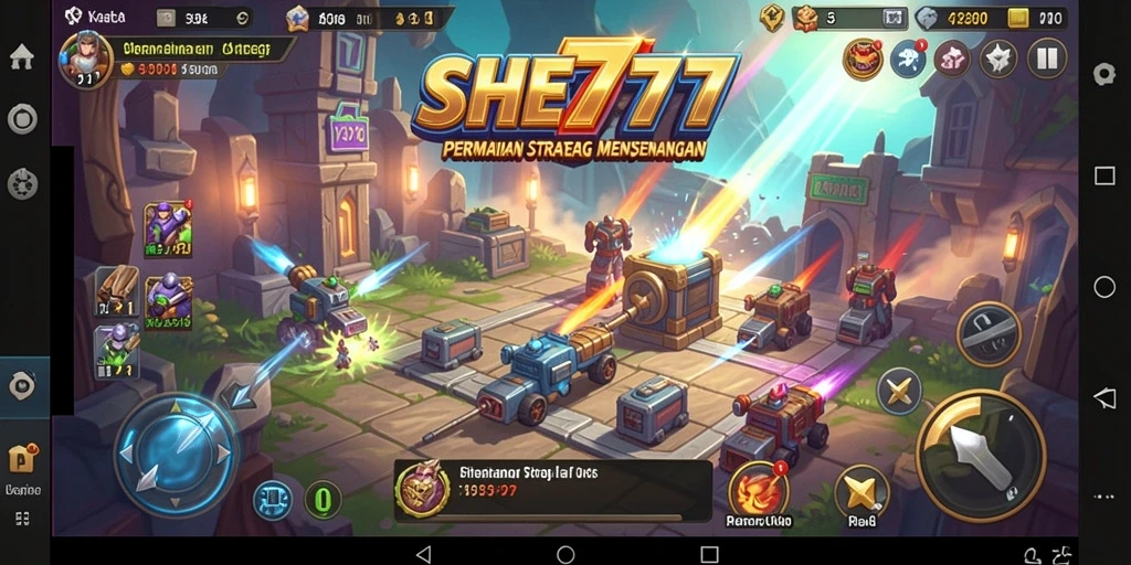 Tampilan menarik dari gameplay SHE777 yang penuh strategi.
