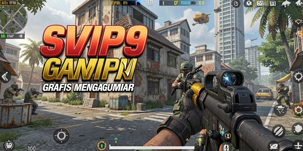 Gameplay menegangkan di SVIP9 dengan aksi FPS yang seru.