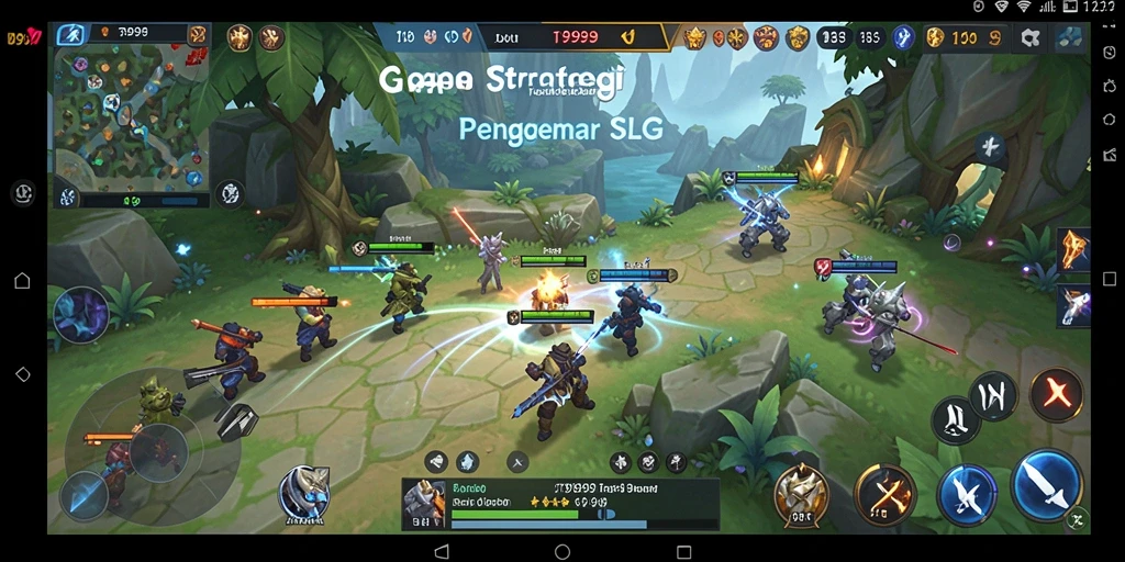 Tampilan gameplay T9999 yang dinamis dan penuh aksi.