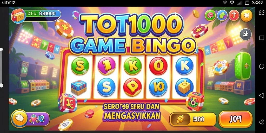 Tampilan gameplay seru dari TOTO1000 saat bermain Bingo.