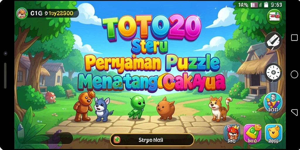 Tampilan gameplay TOTO20 yang seru dan menantang.
